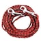 Pdq PDQ Red / Black Poly Dog Tie Out Rope Small/Medium Q241500099 - alternate 2